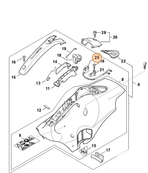 Вимикач STIHL 42384300501