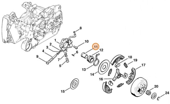 Распорная втулка (11286476600)