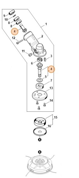 Набір шестерень STIHL 41486407303