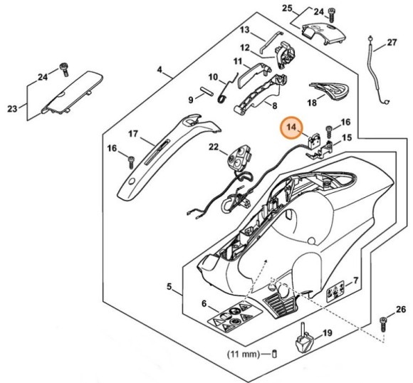 Вимикач STIHL 42504300500