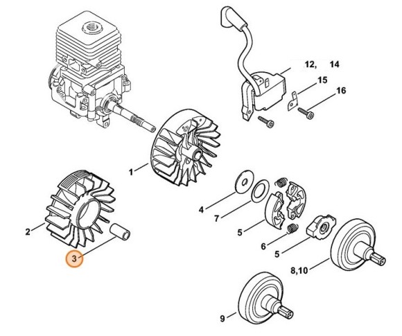 Распорная втулка (41401629101)