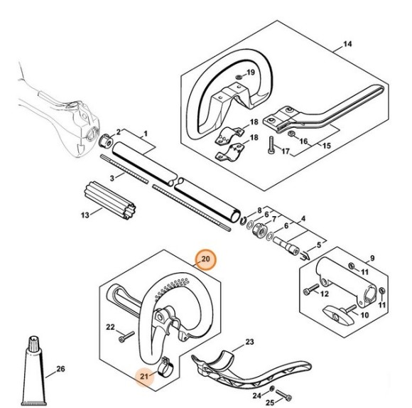 Кругова рукоятка STIHL 41447903402