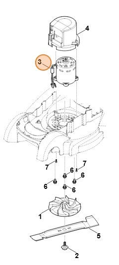 Електромотор 600Вт/32В STIHL 63206000206