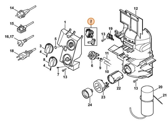 Вимикач STIHL 47684300500