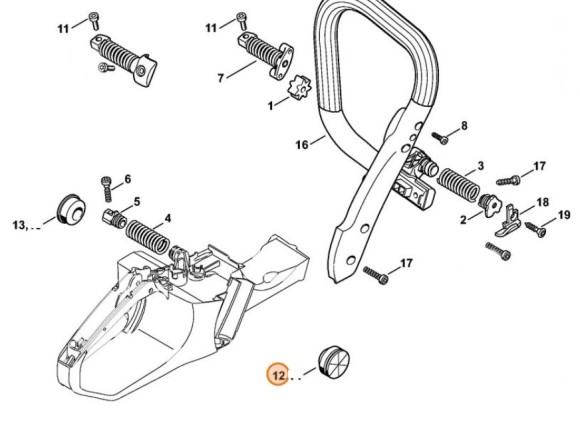 Упорний буфер STIHL 11387915903