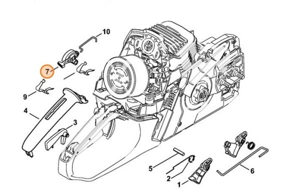 Вал переключателя (11411820900)