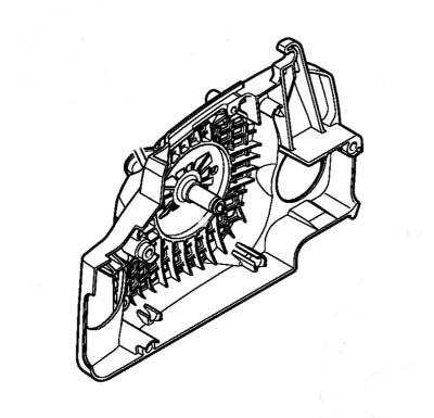 Корпус вентилятора STIHL (11300801807) Корпус вентилятора STIHL (11300801807)
