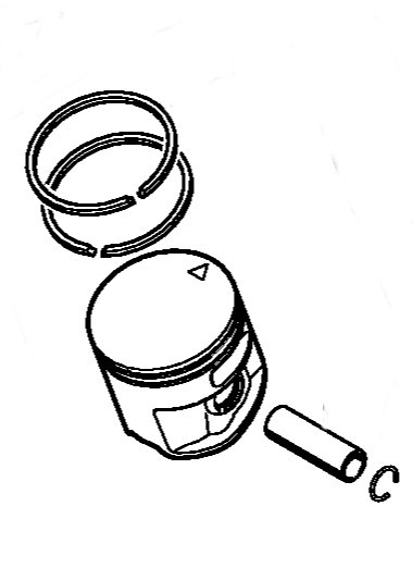 Поршень діам.44,7мм STIHL 11410302031