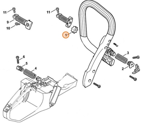 Упорний буфер STIHL 11407912800