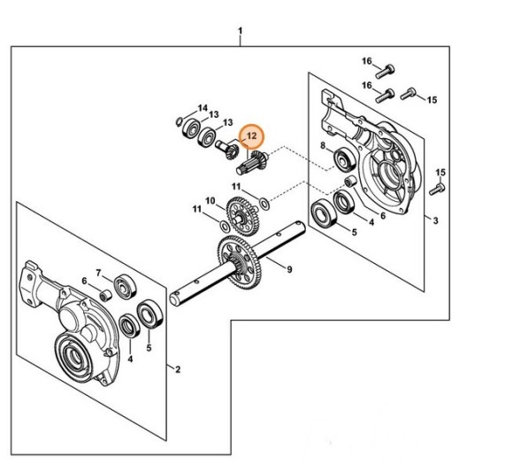 Набір шестерень STIHL 46016407301