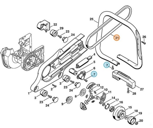 Ремень узкий клиновый 10/6x859LW (94900007851)