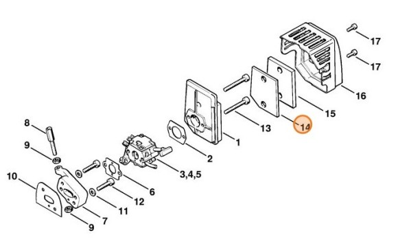 Фільтр STIHL 41261240800