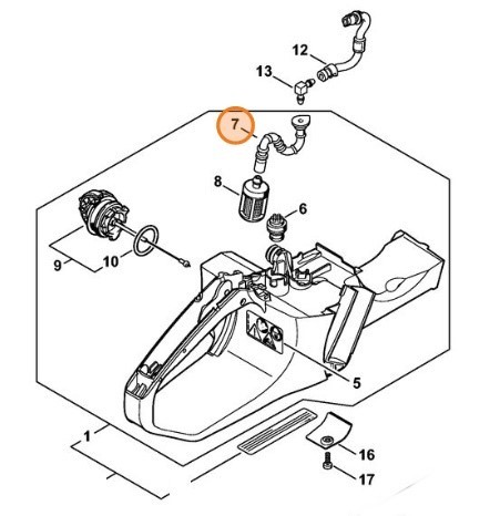 Шланг STIHL 11403587706