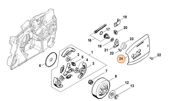 Боковий лист внутрішній STIHL 11246641001