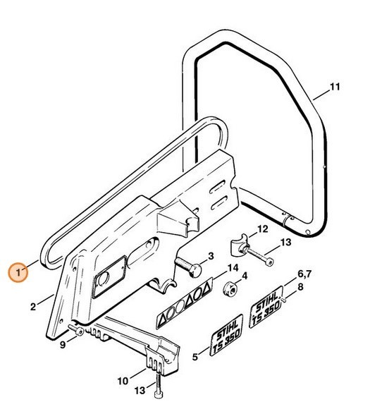 Ремень узкий клиновый 9.7x850LW (94900007850)