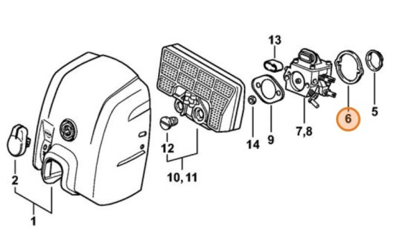 Шайба STIHL 11281218600 Шайба STIHL 11281218600