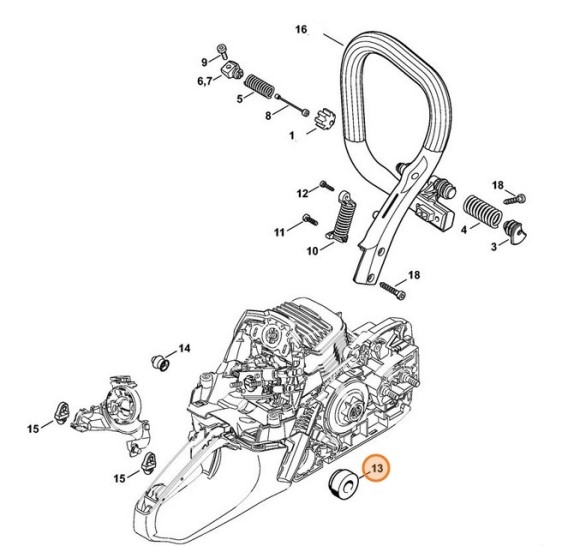 Упорний буфер STIHL 11417915903