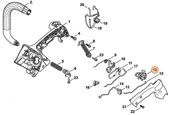 Вал переключателя (11451800900)
