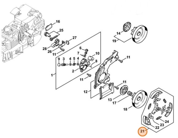 Сцепление (11291602000)