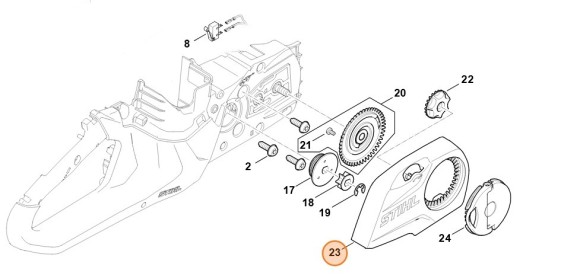 Кришка ланцюгової зірочки STIHL MA046401700