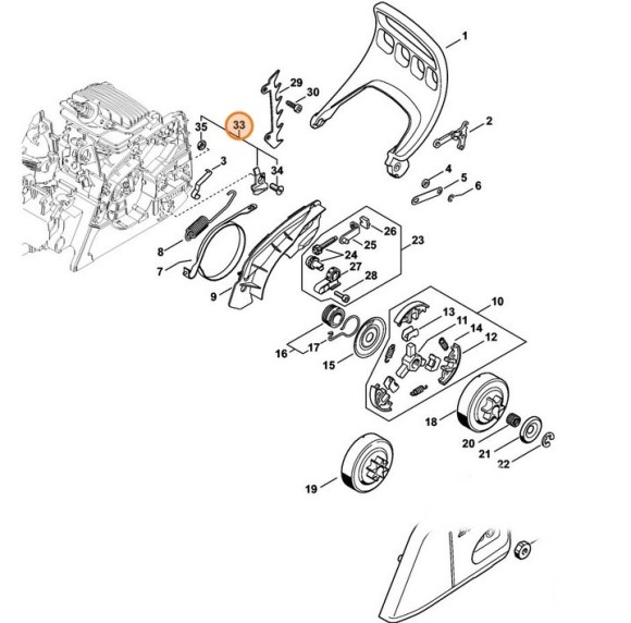 Уловлювач ланцюга STIHL 11396507700