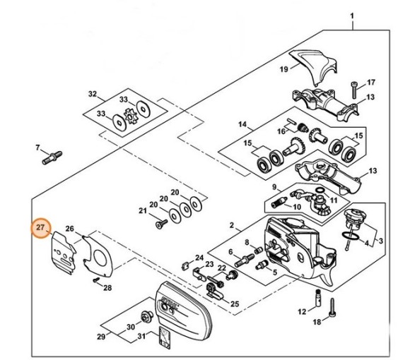 Боковий лист STIHL 41826641000