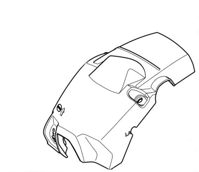 Кожух STIHL 11480801600 Кожух STIHL 11480801600