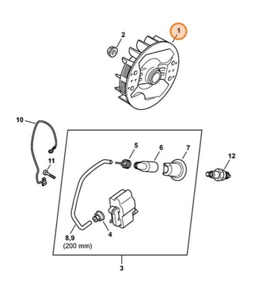 Маховик STIHL 11424001202