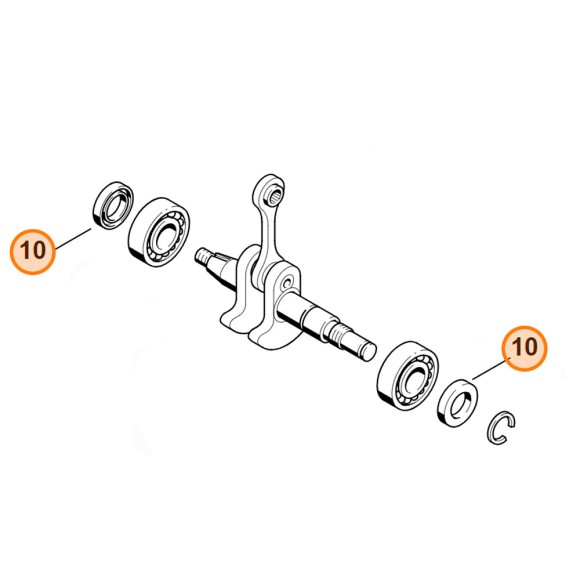 Ущільнююче кільце вала (сальник) STIHL 15 х 25 х 5 (96390031585) Ущільнююче кільце вала (сальник) STIHL 15 х 25 х 5 (96390031585)