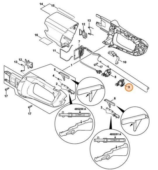 Вимикач STIHL 48524300500