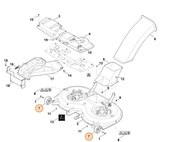 Распорный ролик (61707049700)