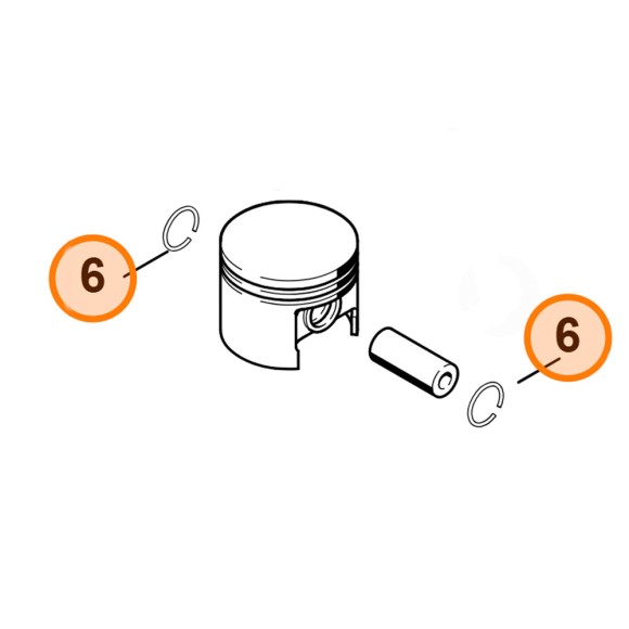 Пружинне стопорне кільце 10 STIHL (94636501000)