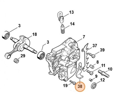 Уловлювач ланцюга STIHL 11456567700