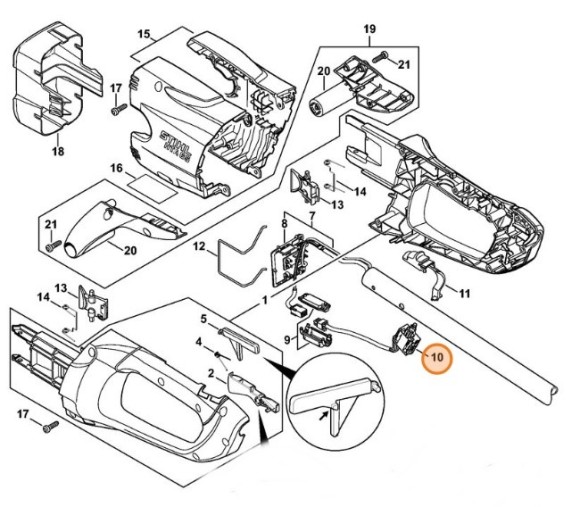 Вимикач STIHL 48574300502