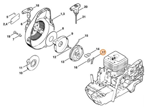 Пружина STIHL 11171953500