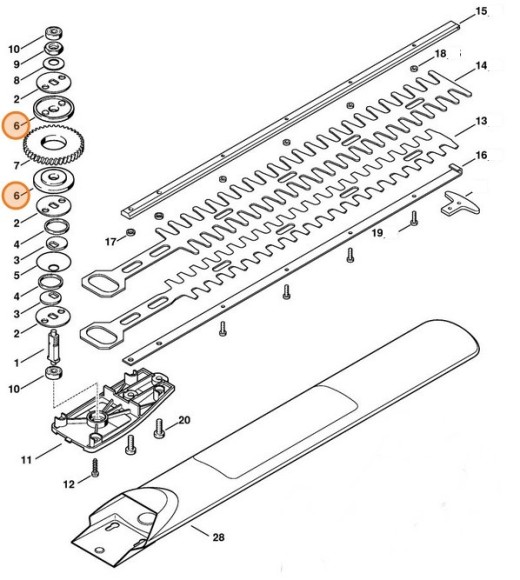 Диск STIHL 60106427800