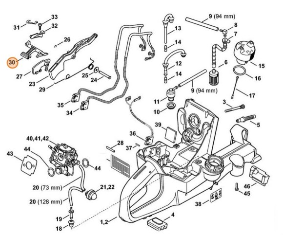 Вал переключателя (42241820900)
