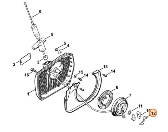 Пружина STIHL 11241953500