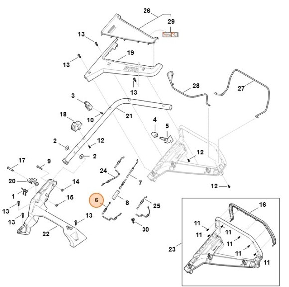 Трос - привід Vario STIHL 63587007526