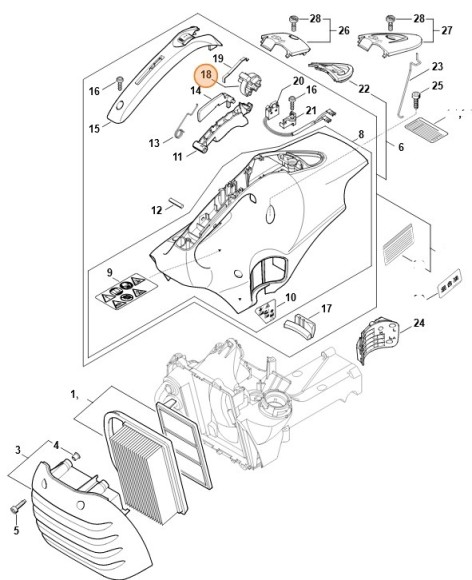 Вал переключателя (42381820900)