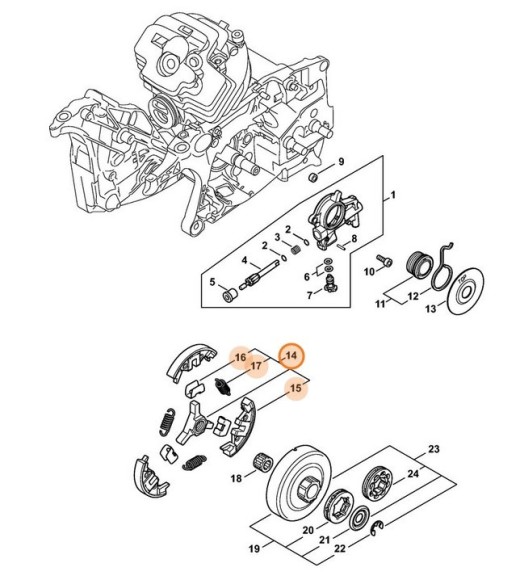 Сцепление (11421602000)