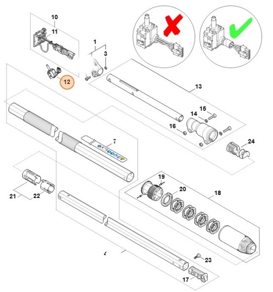 Вимикач STIHL 48594300502