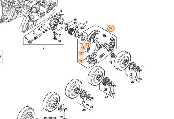 Сцепление (11441602001)