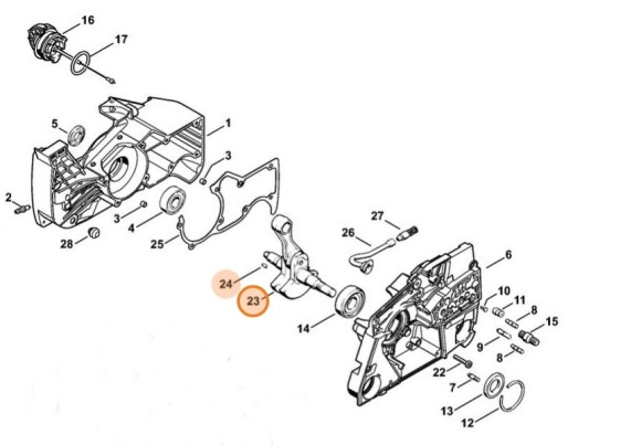 Коленвал (11240300404)