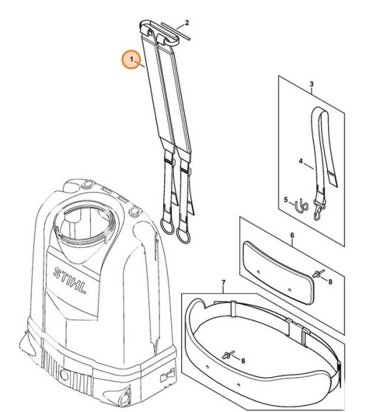 Ремень для транспортировки (42557109005)