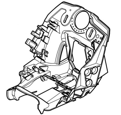 Кожух повітровода STIHL 11400800907