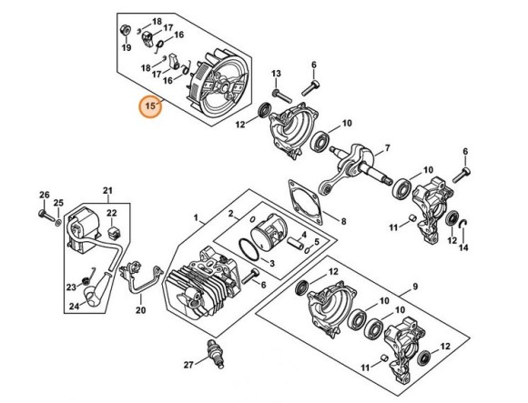 Маховик STIHL 11464001205