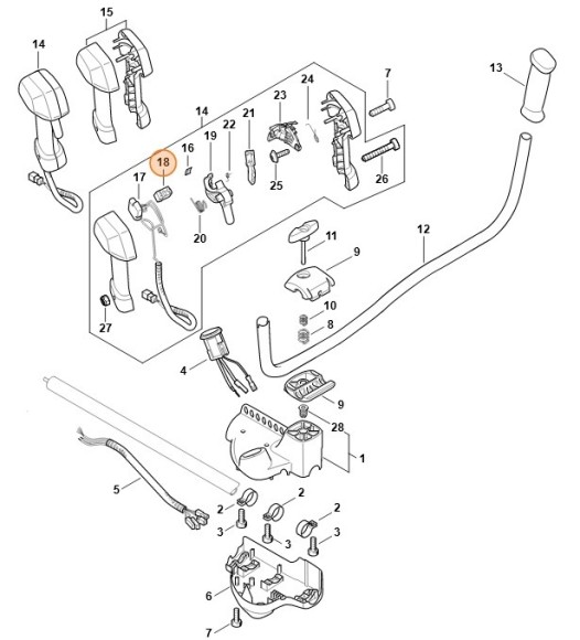 Вимикач STIHL 48674300501