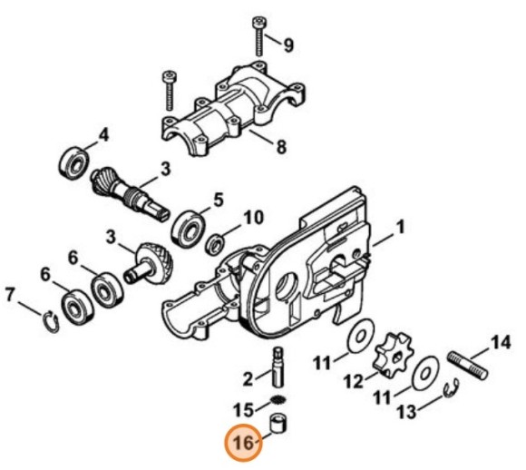 Гумовий буфер STIHL 41383532900