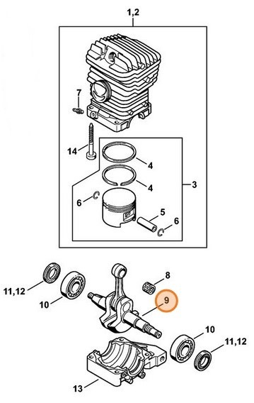 Коленвал (11270300402)